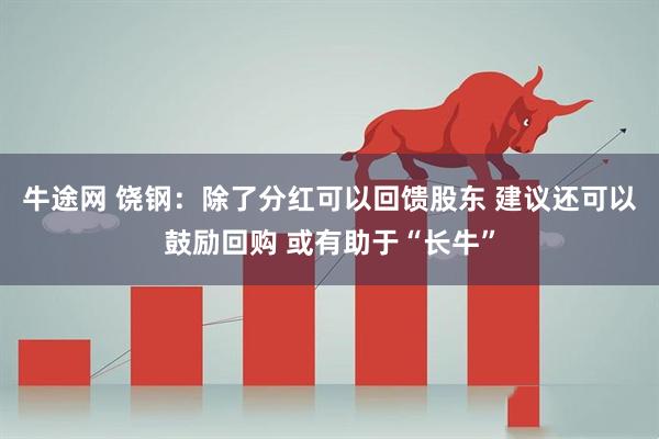 牛途网 饶钢：除了分红可以回馈股东 建议还可以鼓励回购 或有助于“长牛”